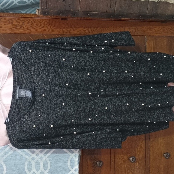 (f2-9) Pearl embellished sweater XXL - Picture 1 of 4
